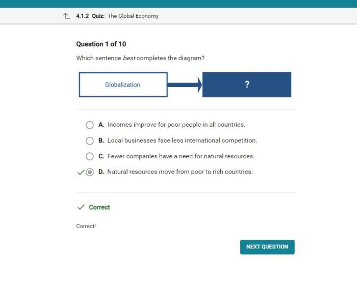 Globalization brainly completes diagram which sentence businesses less local face